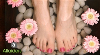 Perfektas kājas kopā ar „Nails by Kate”! Pedikīrs ar Gelish laku + parafīna maska!