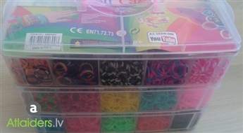 Трехъярусные детские комплекты "Loom Band" для изготовления бижутерии из 3000 или 8000 деталей!