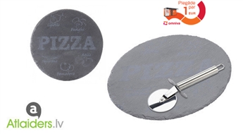 Akmens pamatne picai (Ø 30 cm) + ripveida picas nazis (Ø 6,4 cm)!