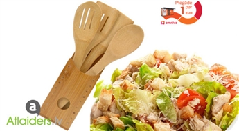 Удобной и элегантный куханный набор деревянных лопаток (5 предметов)!