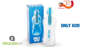 Бутылка для воды ONLY H2O (550 мл) с углеродным фильтром - всего за 5.87 EUR!