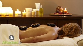 Массаж горячими камнями (спины или всего тела) в Activ & SPA, Fizio & SPA и центре Shape!