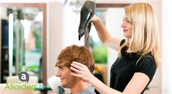 Elegants vīriešu matu griezums + relaksējoša galvas masāža + matu maska – tikai tagad ar 50% atlaidi!