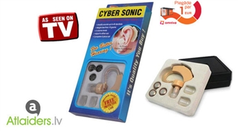 “Cyber Sonic” dzirdes aparāts un skaņas pastiprinātājs!