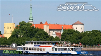 Katru dienu: Rīgas panorāma, „Saulrieta reiss” vai brauciens Rīgas jūras līča virzienā pēc Jūsu izvēles uz sniegbaltā kuģa „Jelgava” vai jūras ceļojumu kuģa „Horizonts” klāja!