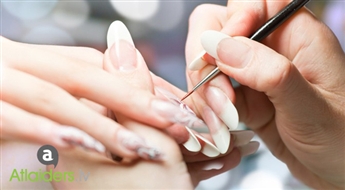 Gēla nagu uzlikšana salonā Manicure Studio!