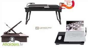 Saliekams un pārvietojams klēpjdatoru galdiņš Laptray pro – vēl viens solis ceļā uz komfortu!