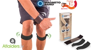 Ārstnieciski magnētiskās saites ceļgalu un plaukstas locītavām Magneto Band – tagad tikai par 7,50 EUR!