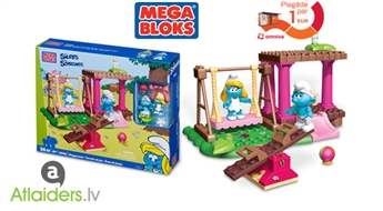 Увлекательный конструктор “Smurfs и игровая площадка”для детей!