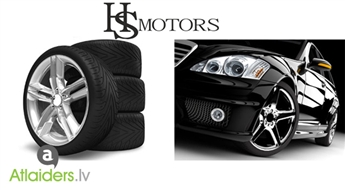 Качественная смена покрышек в автосервисе „HS Motors” в центре Риги!