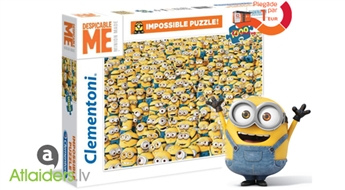 Puzle "Minions. Neskaitāmi" 1000 gabali! Lieliska izklaide visiem vecumiem, ģimenes vai draugu lokā!