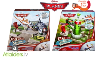 Disney Planes spēļu komplekti "Lidošanas skola" vai "Degvielas uzpildes stacija" aizraujošiem mirkļiem!