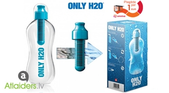 Бутылка для воды ONLY H2O (550 мл) с углеродным фильтром!