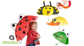 Fantastiski stilīgs bērnu lietussargs (5 veidi)!
