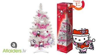 Новогодняя ёлочка «Hello Kitty» с игрушками!!