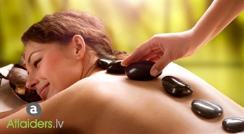 Массаж горячими камнями (спины или всего тела) в Activ & SPA, Fizio & SPA и центре Shape!