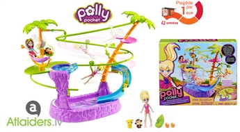 Веселье и приключения гарантированы! Кукла Polly Pocket и аквапарк!