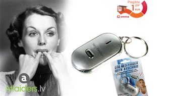 Nevarat atrast atslēgas? Problēma ir atrisināta! Atslēgu atradējs Key Finder Keyring tagad tikai par 3,50 EUR!