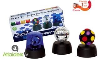 Комплект красочных светодиодных диско шаров Disco Mini Party для вечеринок и мероприятий!