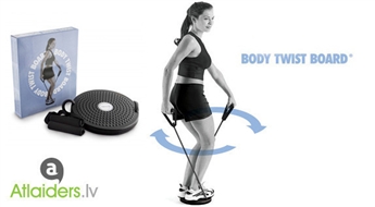 Вращающийся диск-тренажёр Body Twist Board для тренировки мышц рук, груди, живота, ягодиц и ног со скидкой 54%!