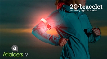 Защитный спортивный LED браслет.