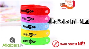 BUGSSTOP 100% dabīgās pretodu aproces bērniem un pieaugušajiem, 2 gab.