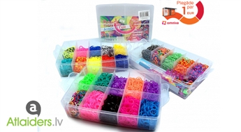 Комплект резинок для плетения браслетов Loom Bands!