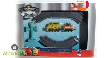 Детская железная дорога Chuggington и веселый паровозик Мтамбо и вагончик!
