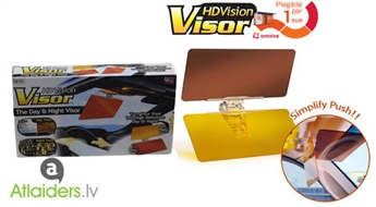 Инновационный защитный антибликовый козырек от солнца Visor - лучший друг автоводителя!
