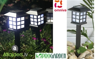 LED лампы для сада (4 шт.)  Уютное освещение для вечерних посиделок в саду!