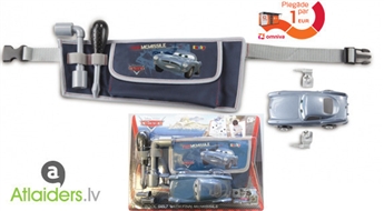 Сумочка на пояс с инструментами и машинка Cars FINN McMissile Smoby!