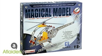 Uztaisi pats! Metāla konstruktors Magical Model HELIKOPTERS, 154 detaļas!