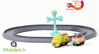 Chuggington dzelzceļš un vilcieniņš ar vagoniņu!