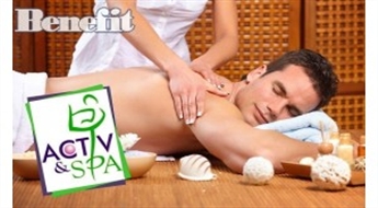 Ekskluzīvi vīrietim - BACK, SHOULDER & FEET salonā Active&SPA