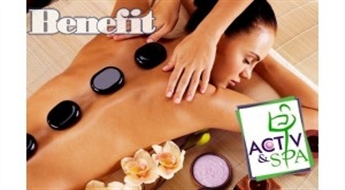 Visa ķermeņa masāža ar karstajiem akmeņiem salonā: ACTIV&SPA