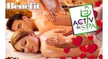 SPA rituāls pārim MĪLESTĪBAS DZIRKSTELĪTE: Active&SPA!