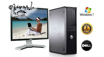 Izvēlētais dators DELL Intel Pentium Dual-Core ar Windows 7 ar izvēlēto monitoru vai bez, sākot no € 99,9!