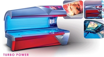 Интенсивный солярий Ergoline 400 Turbo Power подарит желанный ровный загар в Studio Dekoltē