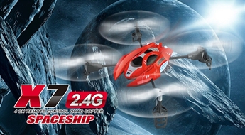 Радио-управляемый квадрокоптер SYMA X7 SpaceShip - 2.4G