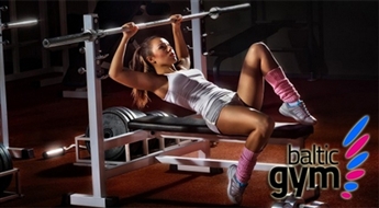 Спорт-клуб Baltic Gym: неограниченный абонемент на 1 месяц в тренажерном зале и / или на групповые занятия!