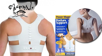 Veselai mugurai un staltai stājai! MAGNETIC POSTURE SUPPORT stājas korektors