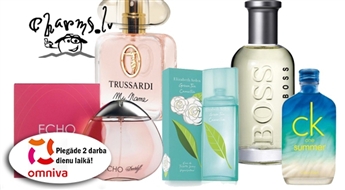 Aromāti Viņam un Viņai! Smaržu izpardošana,CK,Thussardi,Davidoff,Elizabeth Arden,Dolce&Gabbana,Hugo Boss