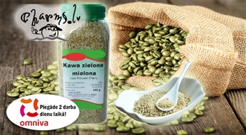 Malta zaļā kafija (450 g) - efektīvs ierocis cīņai ar lieko svaru