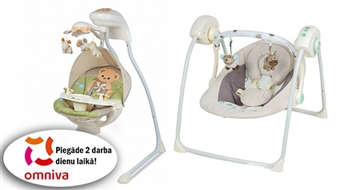 Kinder Kraft Bērnu Šūpuļkrēsls Easy Swing Blue vai Teddy Bear