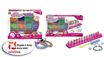 Rotu izgatavošanas komplekti Loom Bands + bezmaksas piegāde!