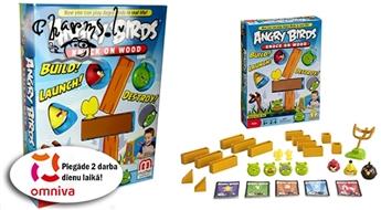 Интересная настольная игра Angry birds Knock on Wood