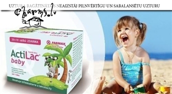 FARMAX: ActiLac baby pulveris zarnu trakta mikroflorai (30 paciņas)