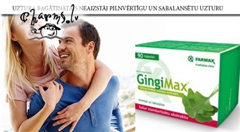 FARMAX: GingiMax - atmiņai un veselai asinsritei 90 kapsulas