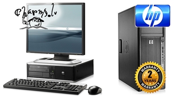 HP Business компьютер с монитором или без  с лицензированным Windows 7 или 8.1 Pro