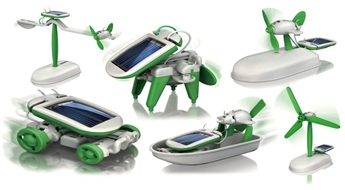 Solar Robot Kit 6in1